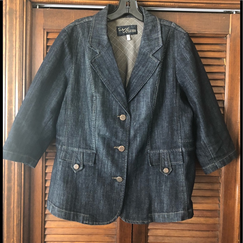 LABlues Lined Jean Jacket